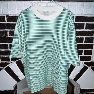 TOPSHOP OVERSIZED STRIPED TEE